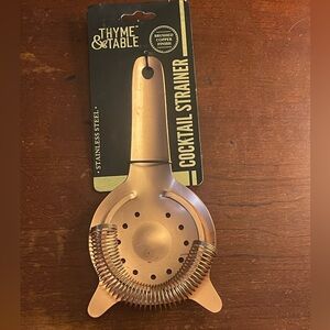 Thyme & Table Copper Cocktail Strainer